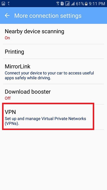 خرید vpn pptp و راهنمای اتصال به سرویس VPN در آندروید 2 android2