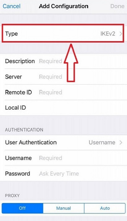 راهنمای اتصال به سرویس VPN در سیستم IOS 1 ios-pptp1
