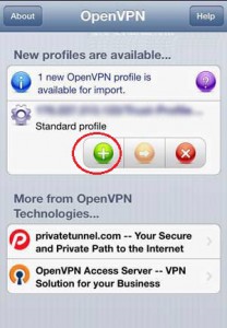 راهنمای اتصال به سرویس openvpn در آیفون و آیپد 4 openvpn4